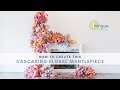 How to Create a Cascading Floral Mantlepiece