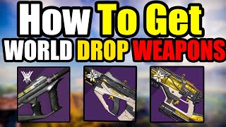 The Best Way to Farm World Drop Weapons | Destiny 2 Season Of The Witch