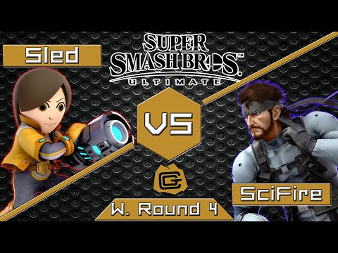Sled (Mii Gunner) vs SciFire (Snake) - Ultimate at The Cave #71 - Winners Round 4