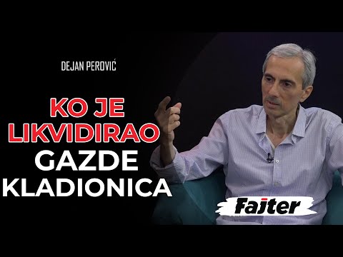DEJAN PEROVIĆ: KO JE I KAKO LIKVIDIRAO GAZDE KLADIONICA