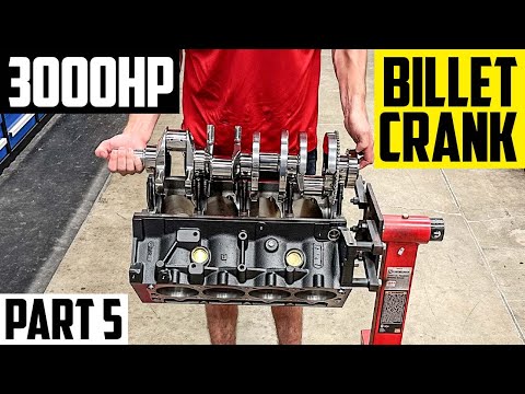 BILLET CUSTOM Crankshaft Installed in my 400" LS Standing Mile Engine - (Part 5)