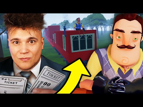 SĄSIAD ZAMIESZKAŁ W POCIĄGU?! 🚂 | HELLO NEIGHBOR