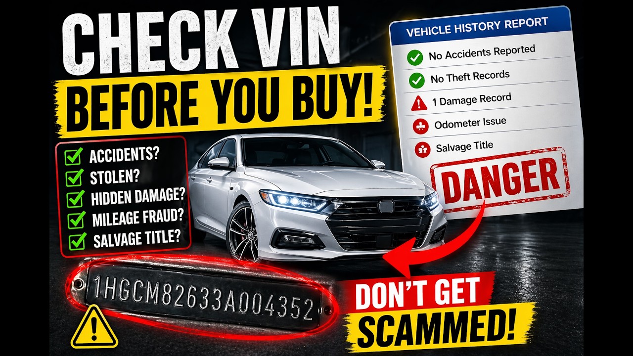 How to Check a Car VIN Before Buying | Full Vehicle History Check Guide