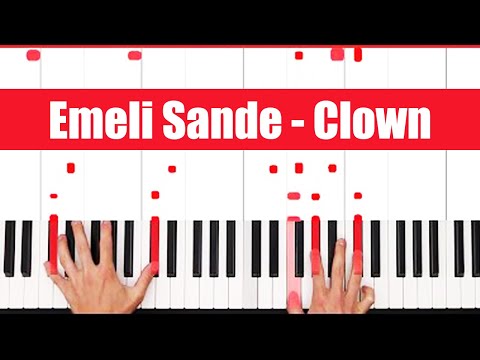 Clown - Emeli Sande piano tutorial