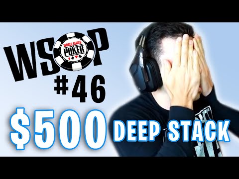 2020 WSOP #46 $500 DEEP STACK - OVER $160,000 FOR FIRST PLACE!
