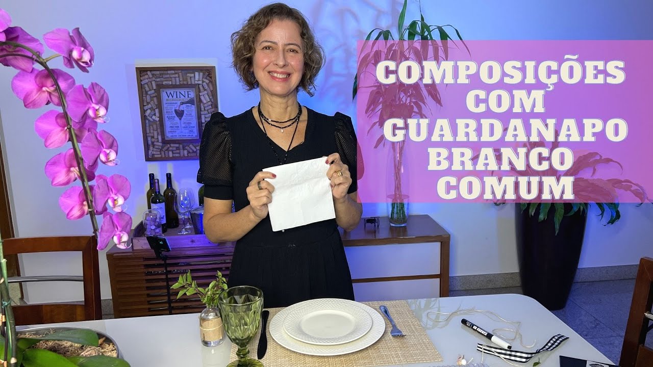 Posso utilizar guardanapo de papel comum na mesa posta