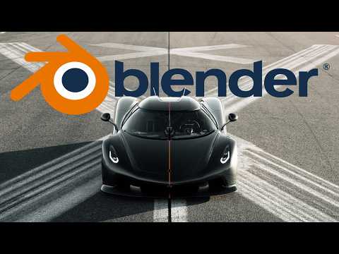 The ULTIMATE Way to model cars in Blender | Koenigsegg Jesko 3D modelling Tutorial Part 1