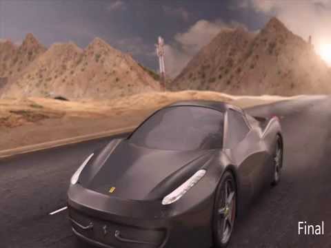 Ferrari spider - CG/VFX