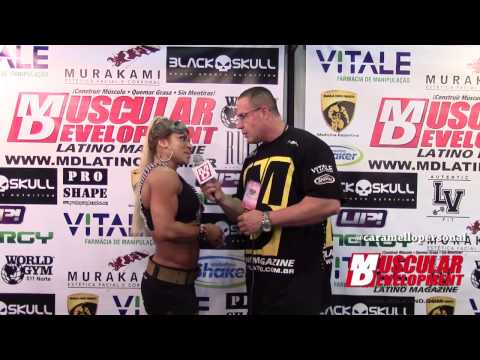 Entrevista Noemia Roldan no Arnold Classic Brasil 2015 - por Caramello Personal