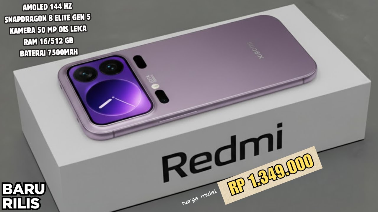 MURAH GAK NGOTAK‼️RAM 16/512GB, 7500MAH - HP XIAOMI TERBARU NOVEMBER 2025