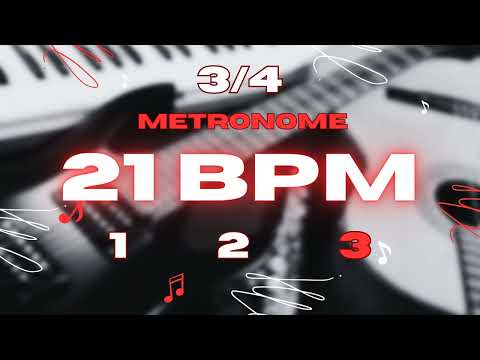 21 BPM - 3/4 & 3/8 Metronome