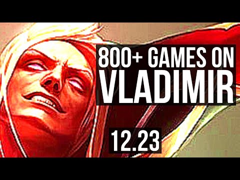 VLADIMIR vs TALON (MID) | 2.3M mastery, 4/0/2, 800+ games | KR Diamond | 12.23