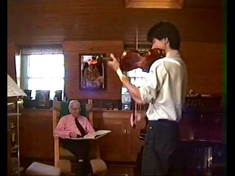 HU Kun's private lesson with Maestro Yehudi Menuhin - Elgar Violin Concerto plus some legendary stor