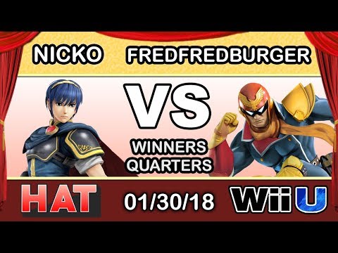 HAT 7 - FAD | Nicko (Marth) Vs. FredFredBurger (Captain Falcon) Winners Quarters - Smash 4
