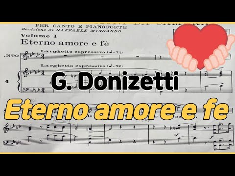 Eterno amore e fe - [G.Donizetti] Piano Accompaniment