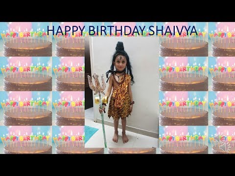 HAPPY BIRTHDAY SHAIVYA