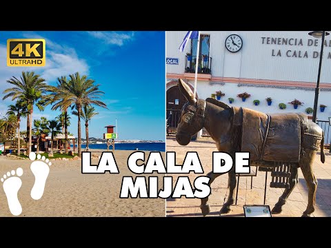 Discover LA CALA DE MIJAS on Foot - 4K Walking Tour Spain Costa del Sol