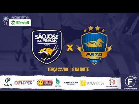 SJP FUTSAL X PATO FUTSAL - CAMPEONATO PARANAENSE SICREDI SÉRIE OURO 2020