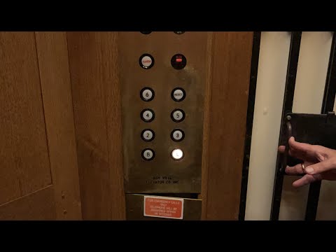 Gated Otis Traction Elevator at Omni Grove Park Inn, Asheville, NC