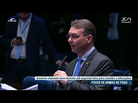 À espera de novo decreto, Senado retira de pauta projeto sobre posse de armas