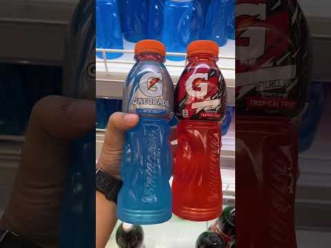 GATORADE BLUE BOLT vs GATORADE TROPICAL FRUIT WHICH IS BEST? #shorts