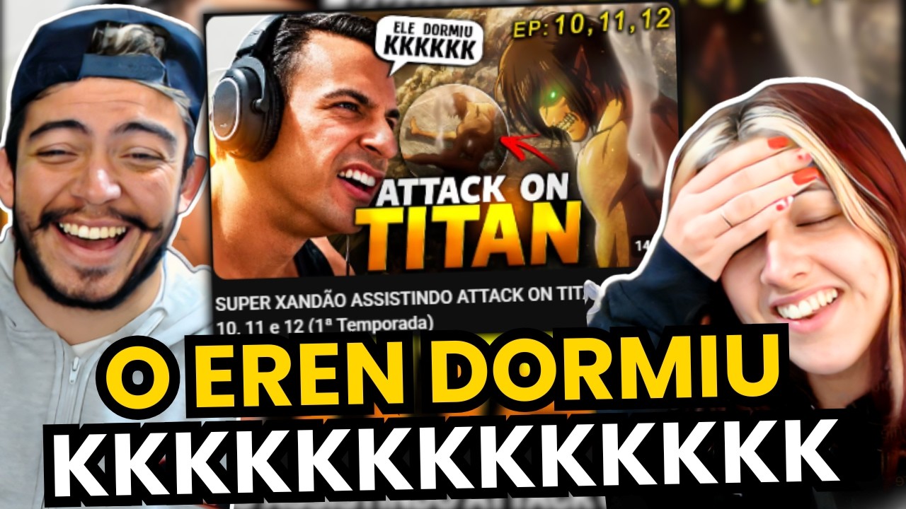 SUPER XANDÃO ASSISTINDO ATTACK ON TITAN | EP: 10, 11 e 12 (1ª Temporada) | react