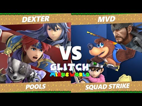 Glitch 7 SSBU - TG | MVD Vs. TG | Muteace - Smash Ultimate Squad Strike Pools