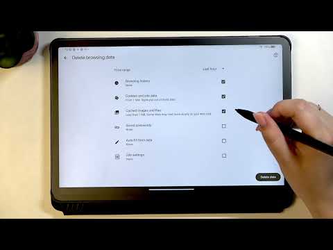 TCL NXTpaper 11 Plus – How to Clear Browsing Data