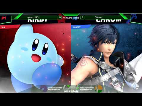 qwertz143 (Kirby) vs Gaurav (Chrom) - Smash Ultimate @ LXG 8 - Winners Finals