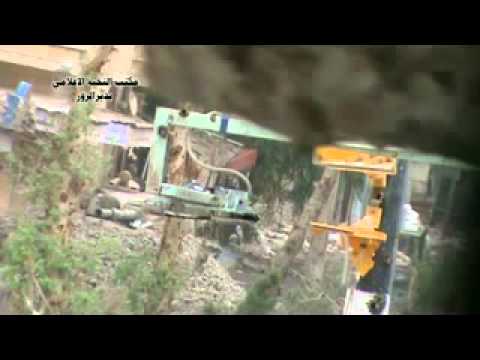 تدمير دبابة بعد استهدفها من قبل كتيبة المصطفى في دير الزور