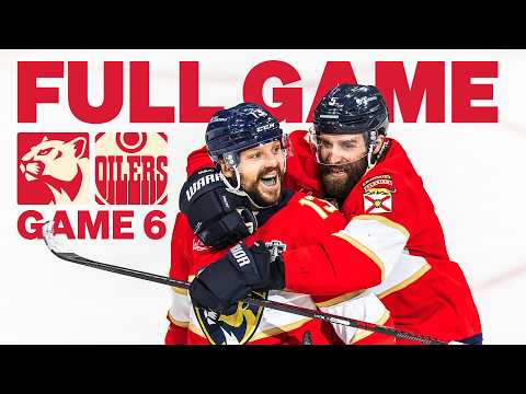 FULL GAME | Panthers vs Oilers Game 6 Stanley Cup Final | 6.17.25