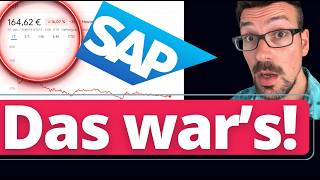 SAP verliert 30 Milliarden Euro Börsenwert in wenigen Stunden!