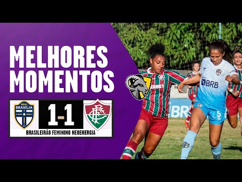 Gols e lances de Real Brasília x Fluminense