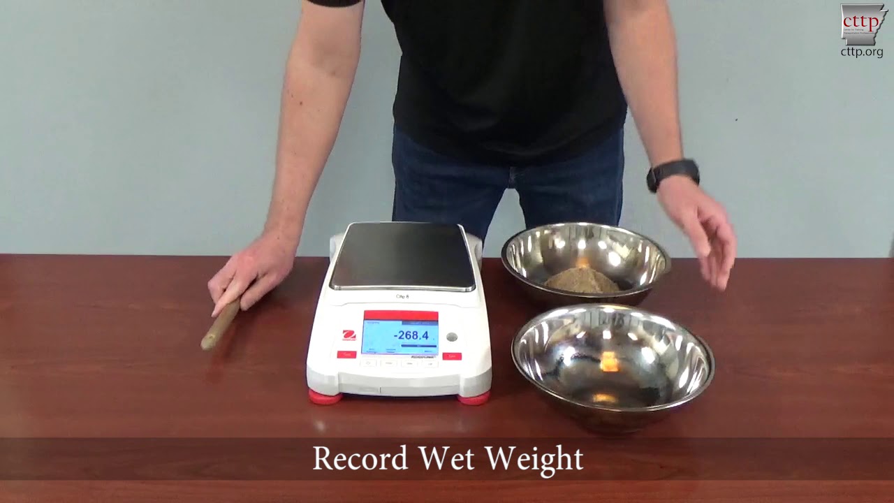 AASHTO T 255 / ARDOT 348 - Moisture Content of Aggregates