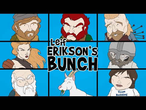 Leif Erikson & His Crazy Viking Family (ft. @JackRackam & @MrTerry) | Animated History