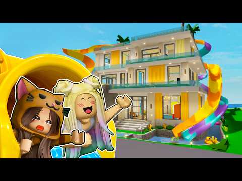 Convertí mi CASA en un PARQUE ACUÁTICO en Brookhaven Roblox