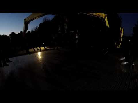 Eagles claw (night ride) onride pov
