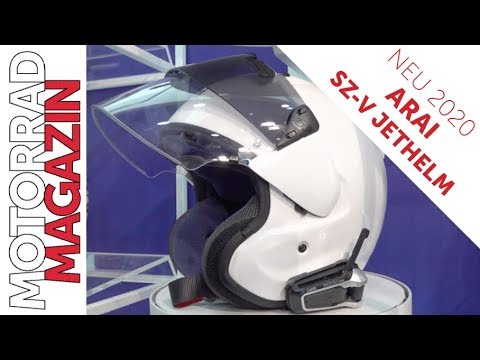 Arai SZ-V - Premier league jet helmet with communication system preparation