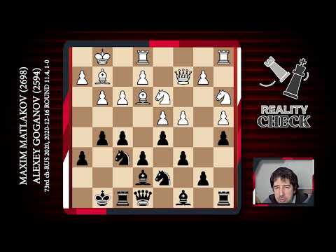 Learn by Gameplay - Dragan Šolak: Maxim Matlakov vs Alexey Goganov analysis