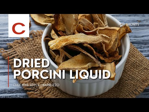 Dried Porcini Liquid | Chef Mike Joyce | Tips #shorts