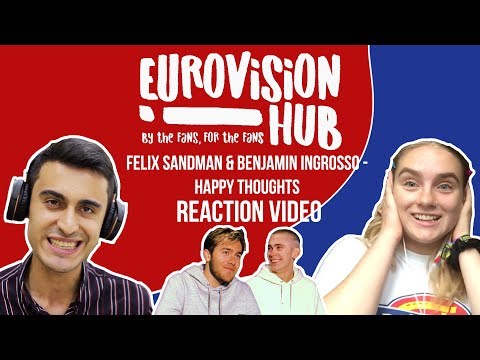 Felix Sandman & Benjamin Ingrosso - Happy Thoughts (Reaction Video)