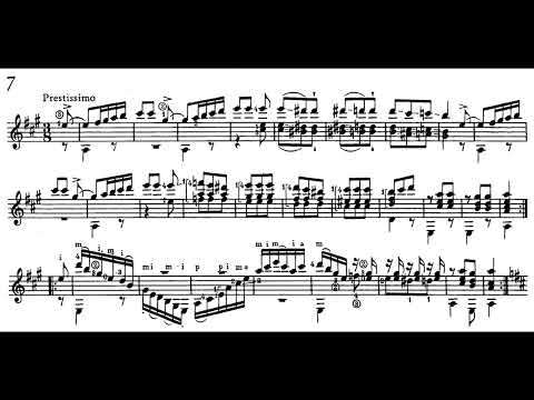 Legnani - 36 Caprices, Op. 20: No. 7 in A Major, Prestissimo (Sheet Music)