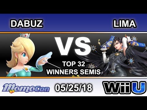 Momocon 2018 - Lima (Bayonetta) Vs. Dabuz (Rosa) Top 32 Winners Semis