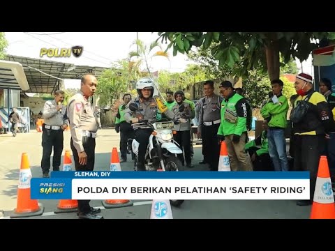 SAFETY RIDING DITLANTAS POLDA DIY KEPADA OJEK ONLINE