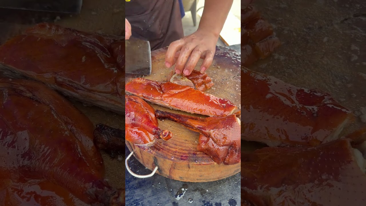 Ultimate Crispy Roast Goose! Golden Skin & Juicy Meat You Can Almost Taste 🔥🤤
