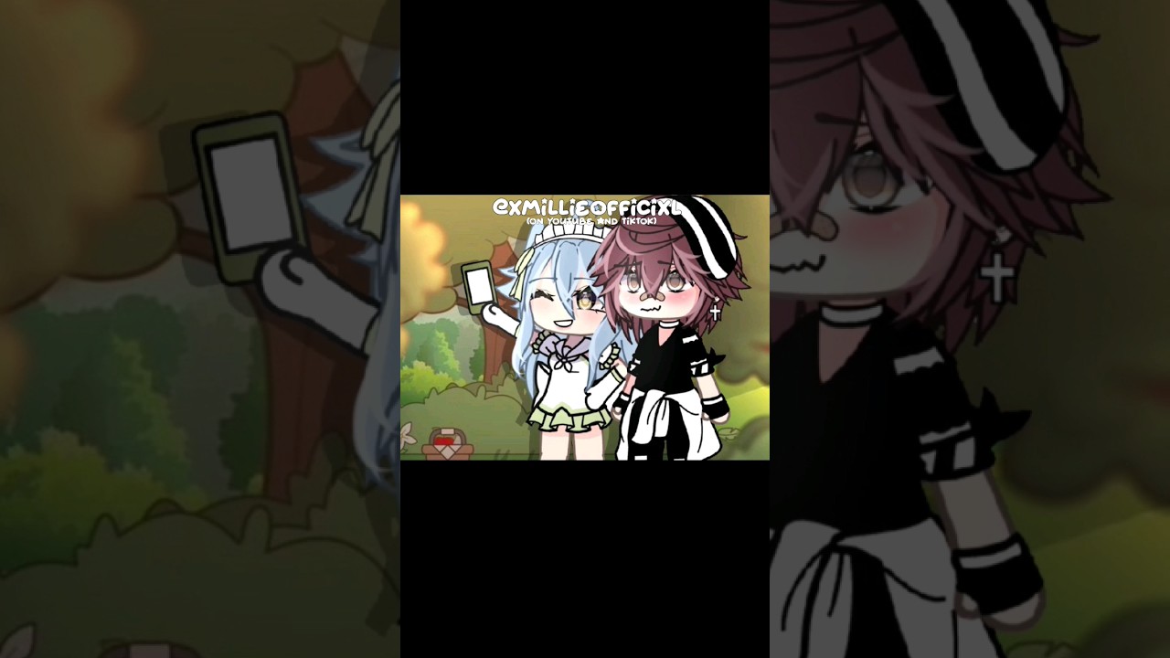 "Let's take a selfie!" || ft. [my ocs] eleanor+oliver || #foryou #gacha #edit #gachalife #trend