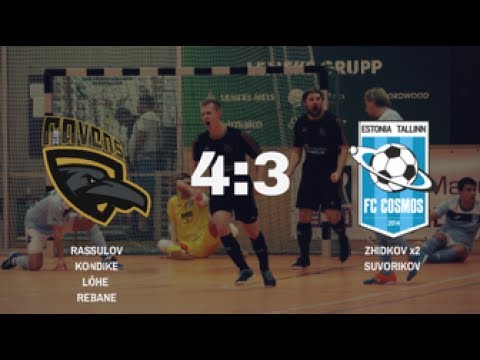 Tartu Ravens Futsal EMÜ SK - Tallinna FC Cosmos II 4:3 (1:1)