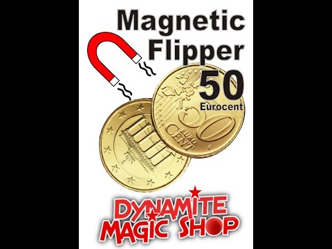 Flipper Coin 50 Eurocent Magnetic @dynamitemagicshop