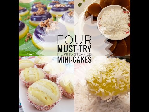 4 Filipino Steamed Mini Cakes