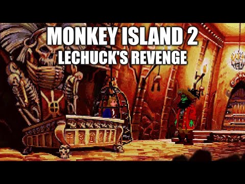 MONKEY ISLAND 2 Adventure Game Gameplay Walkthrough - No Commentary Playthrough